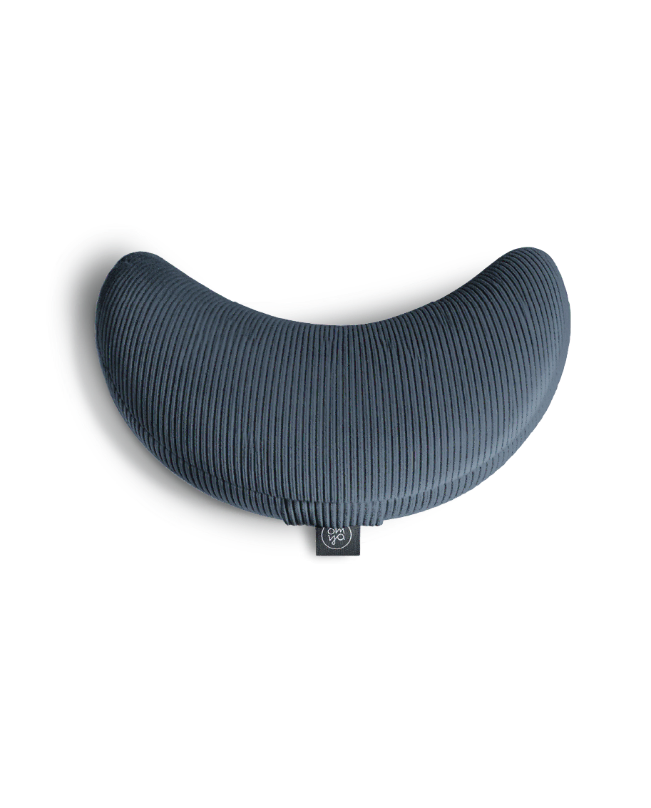 Design Yoga Halbmond Kissen - Lagoon Cord