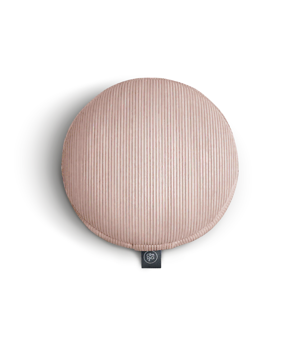 Design yoga cushion - Blush Cord