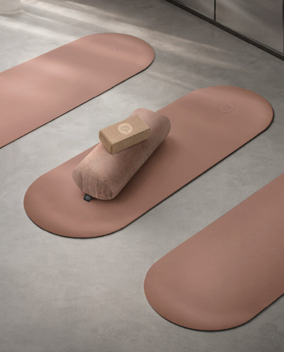 Design Yoga Bolster - Blush Cord