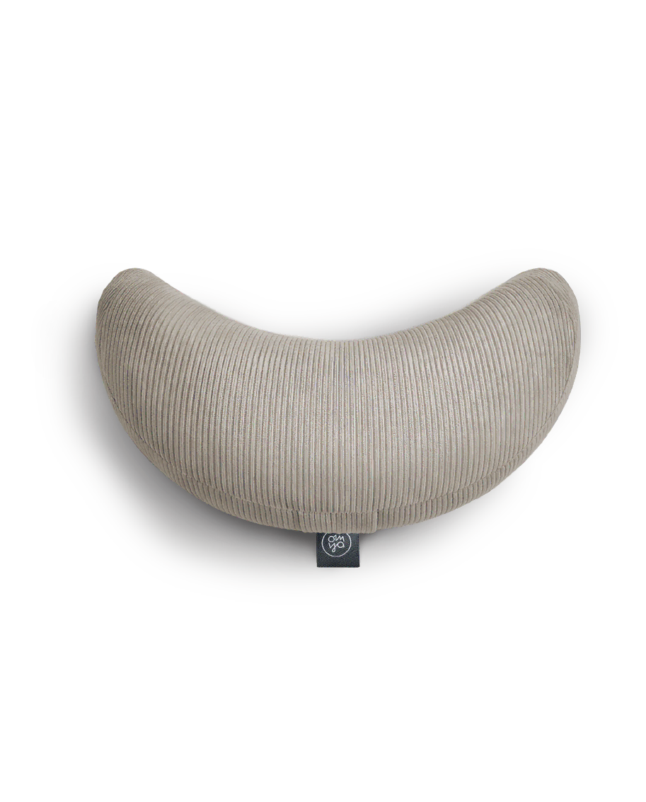 Design Yoga Half Moon Cushion - Dune Cord