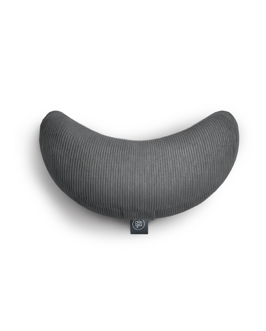 Design Yoga Half Moon Cushion - Granit Cord