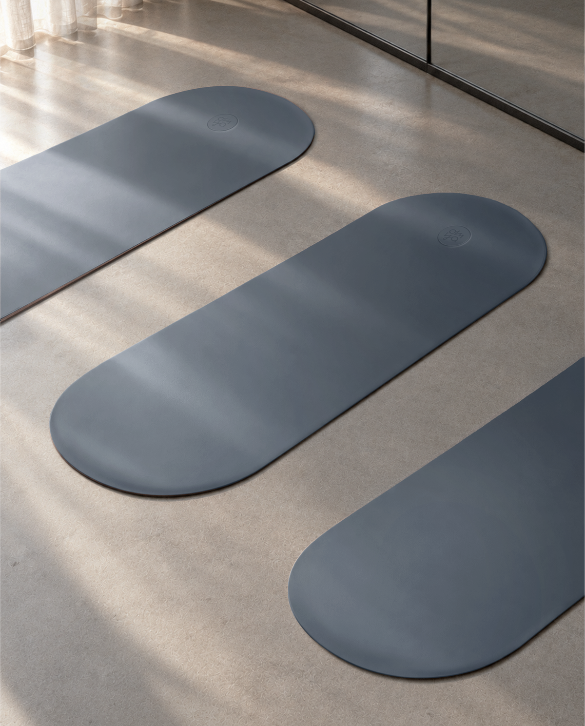 Oval Advanced Grip Yogamatte - Lagoon (B-Ware)