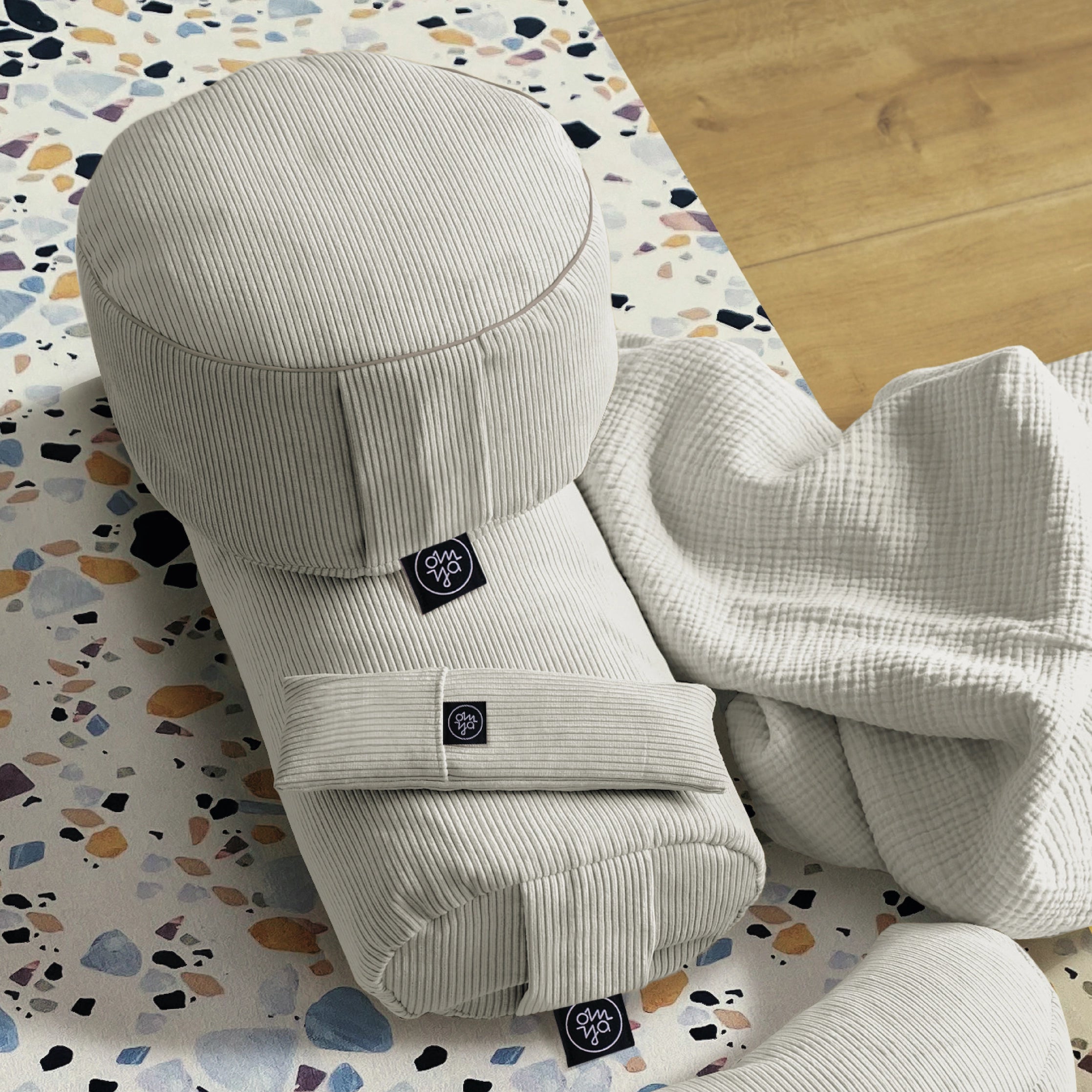 Design Yogakissen - Pale Cord (B-Ware)