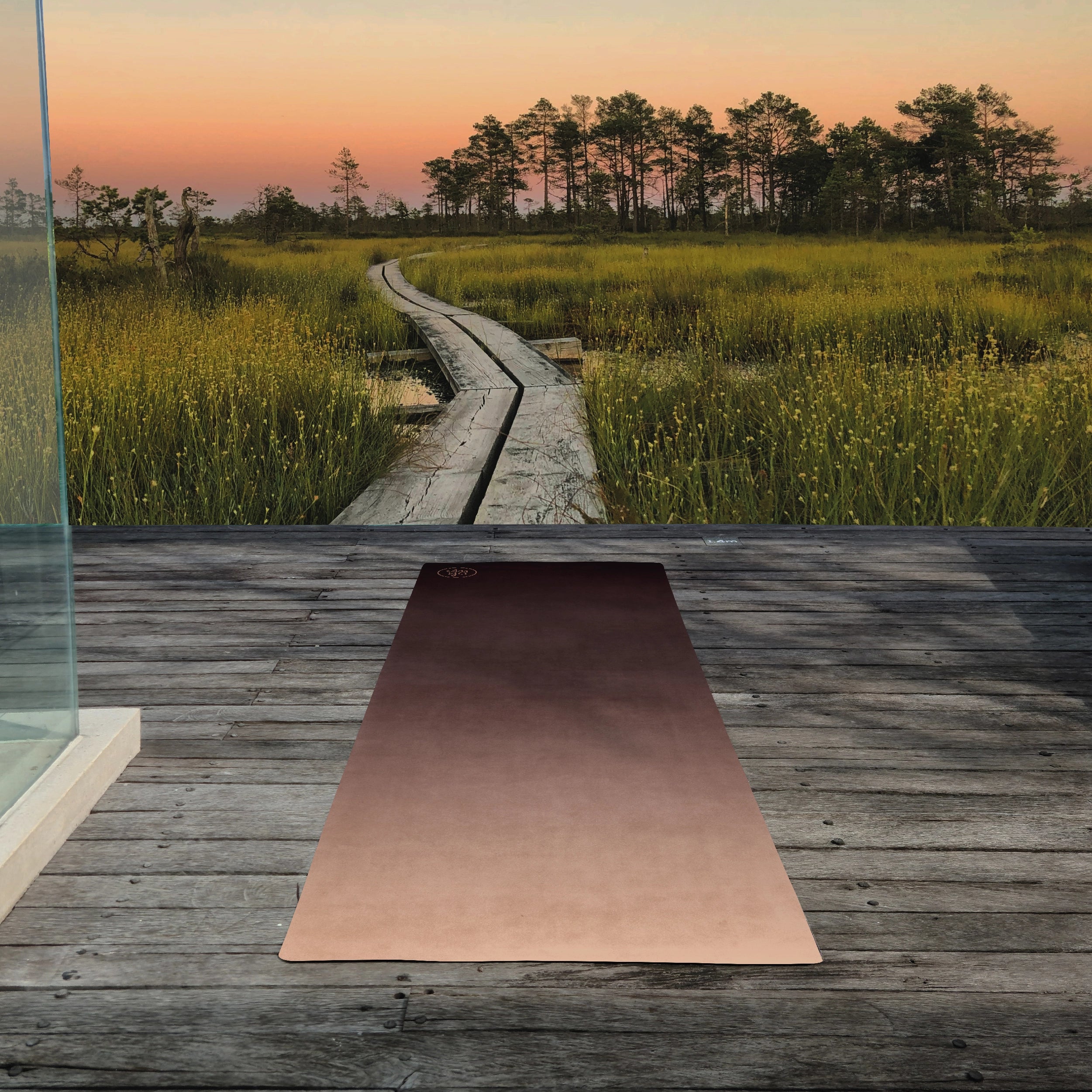 Sensual Flow Travel Yogamatte - Terracotta Blush