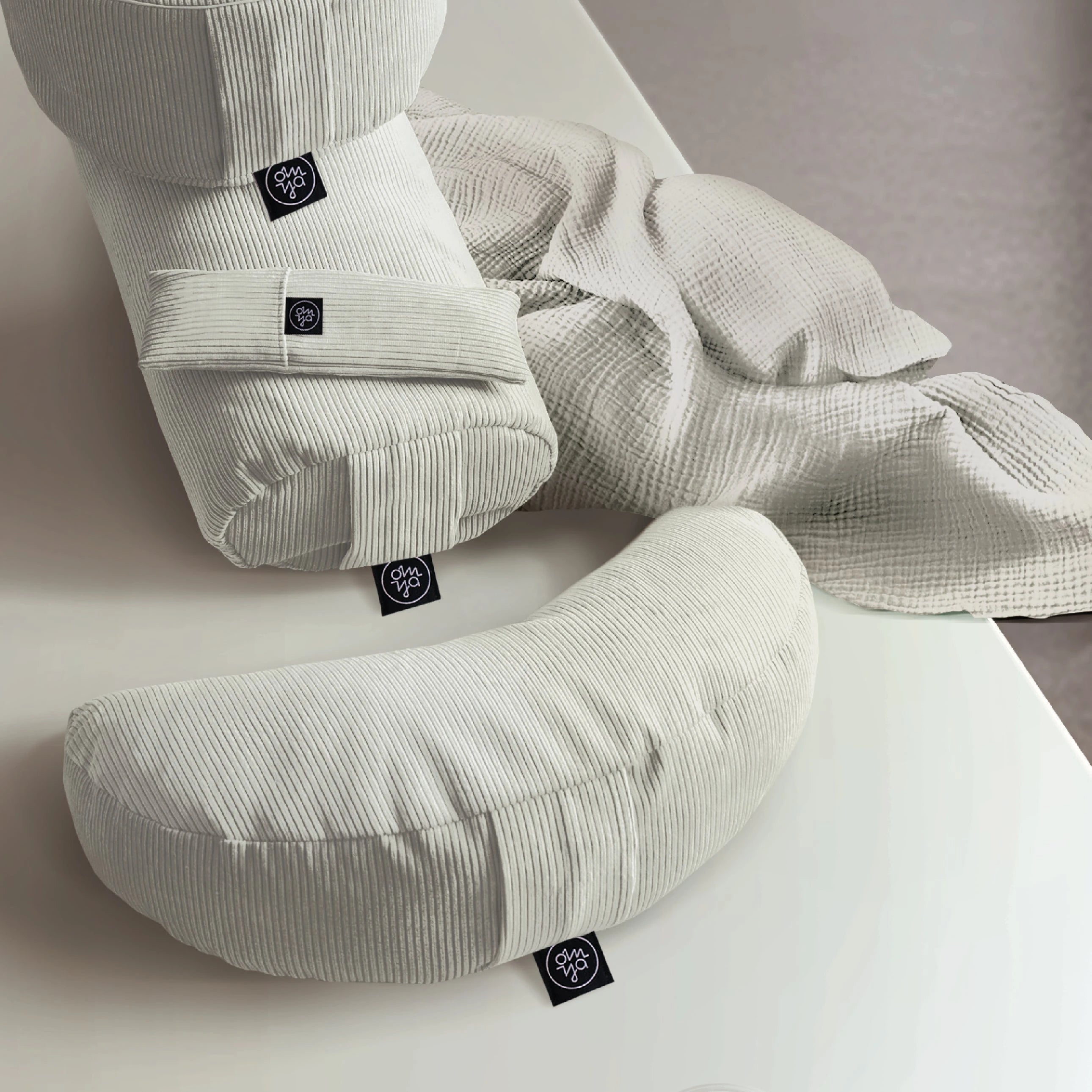 Shavasana Blanket - Pearl Muslin