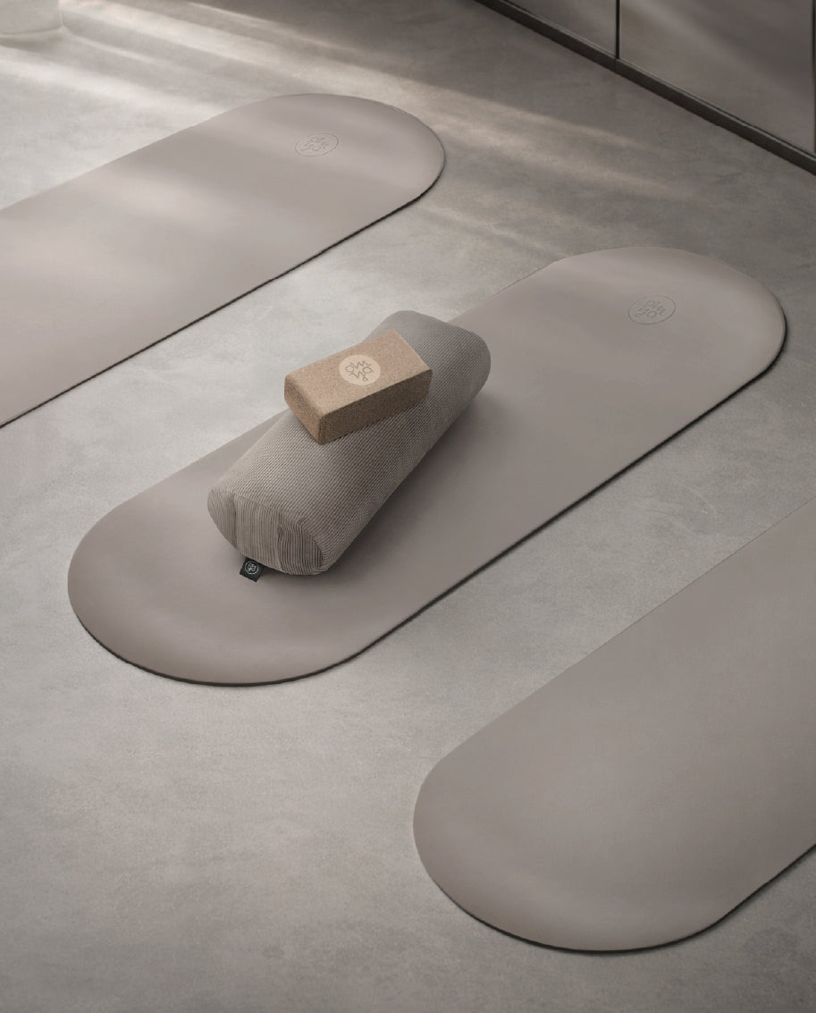 Oval Advanced Grip Yogamatte - Dune