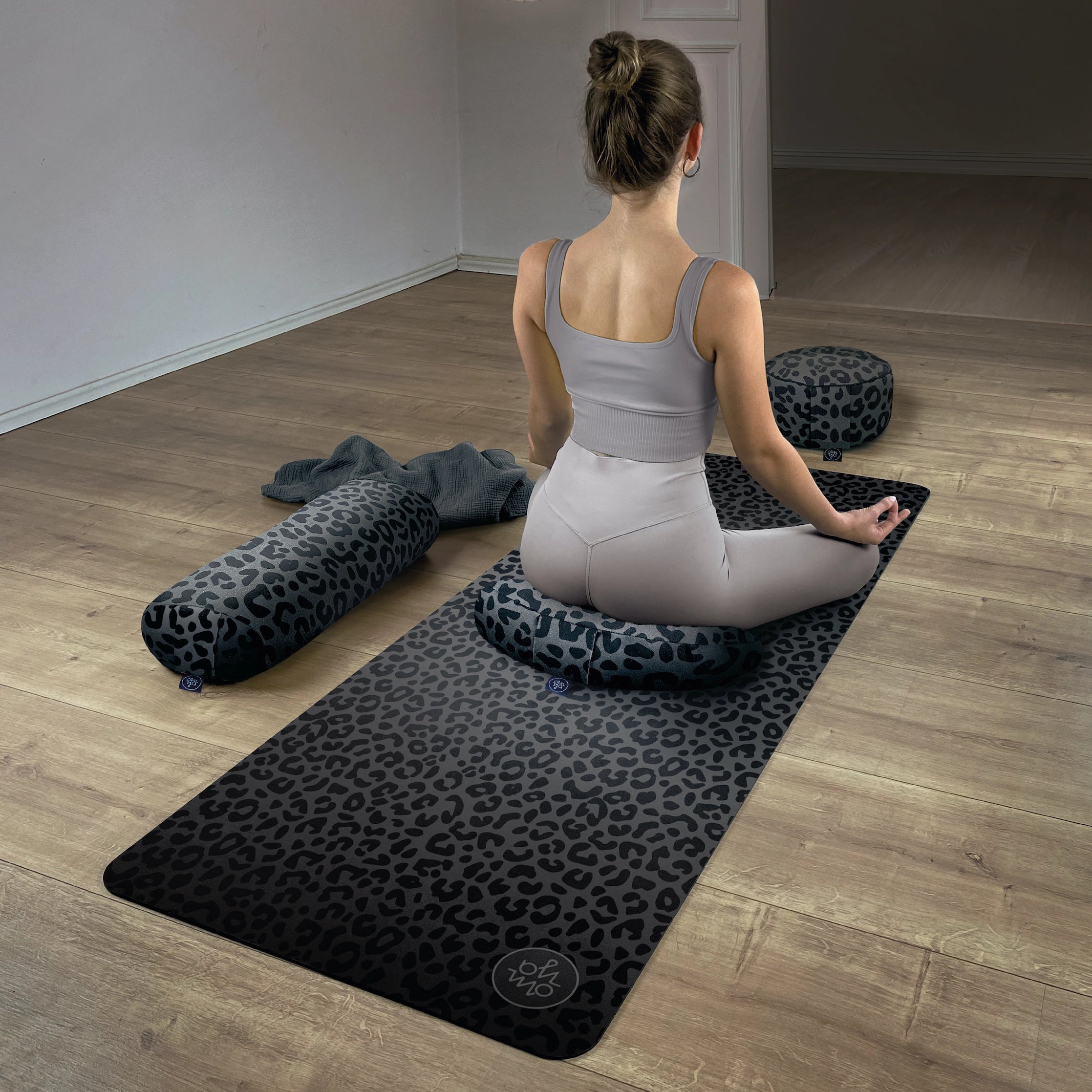 Coussin Demi-Lune Design Yoga - Deep Wild