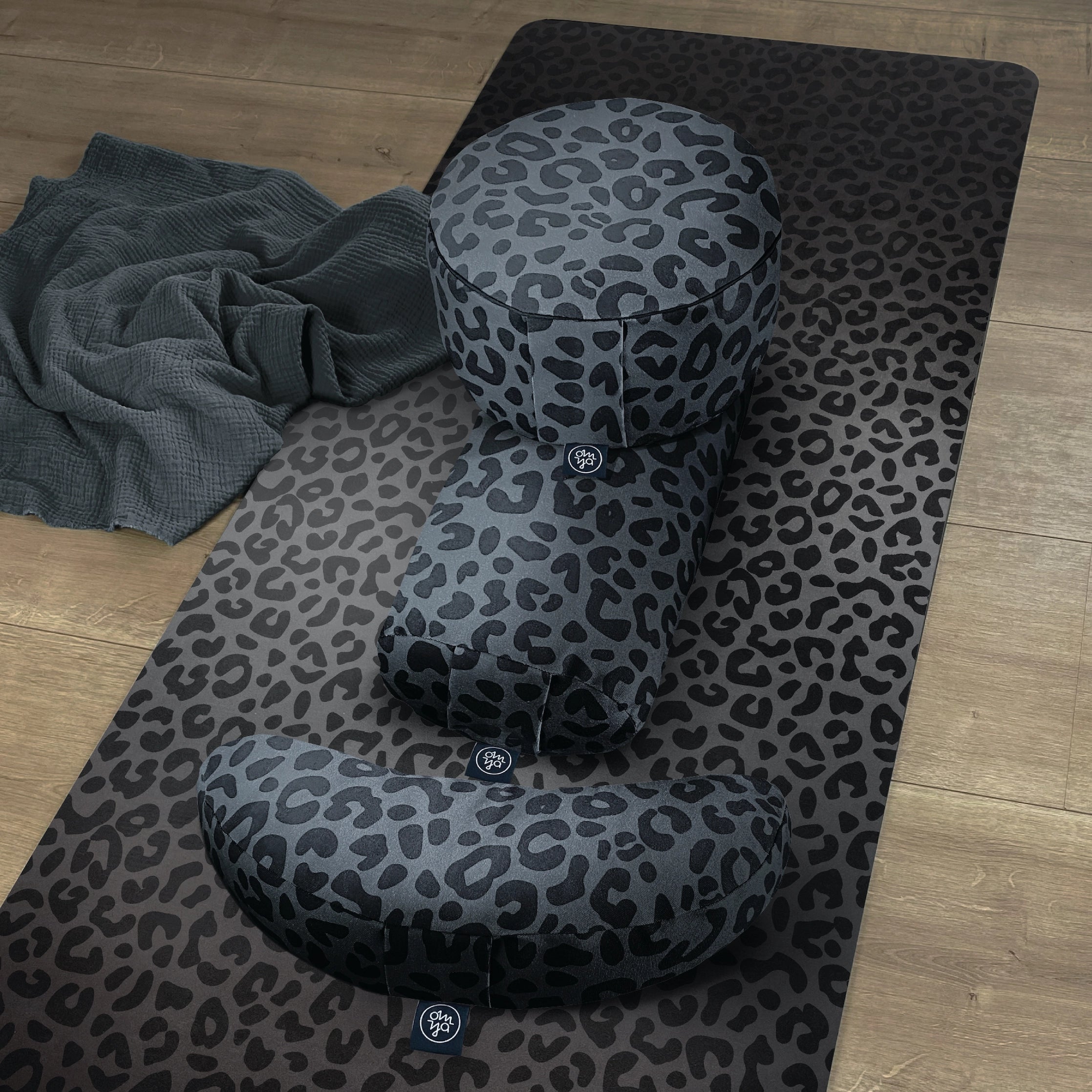 Coussin Demi-Lune Design Yoga - Deep Wild