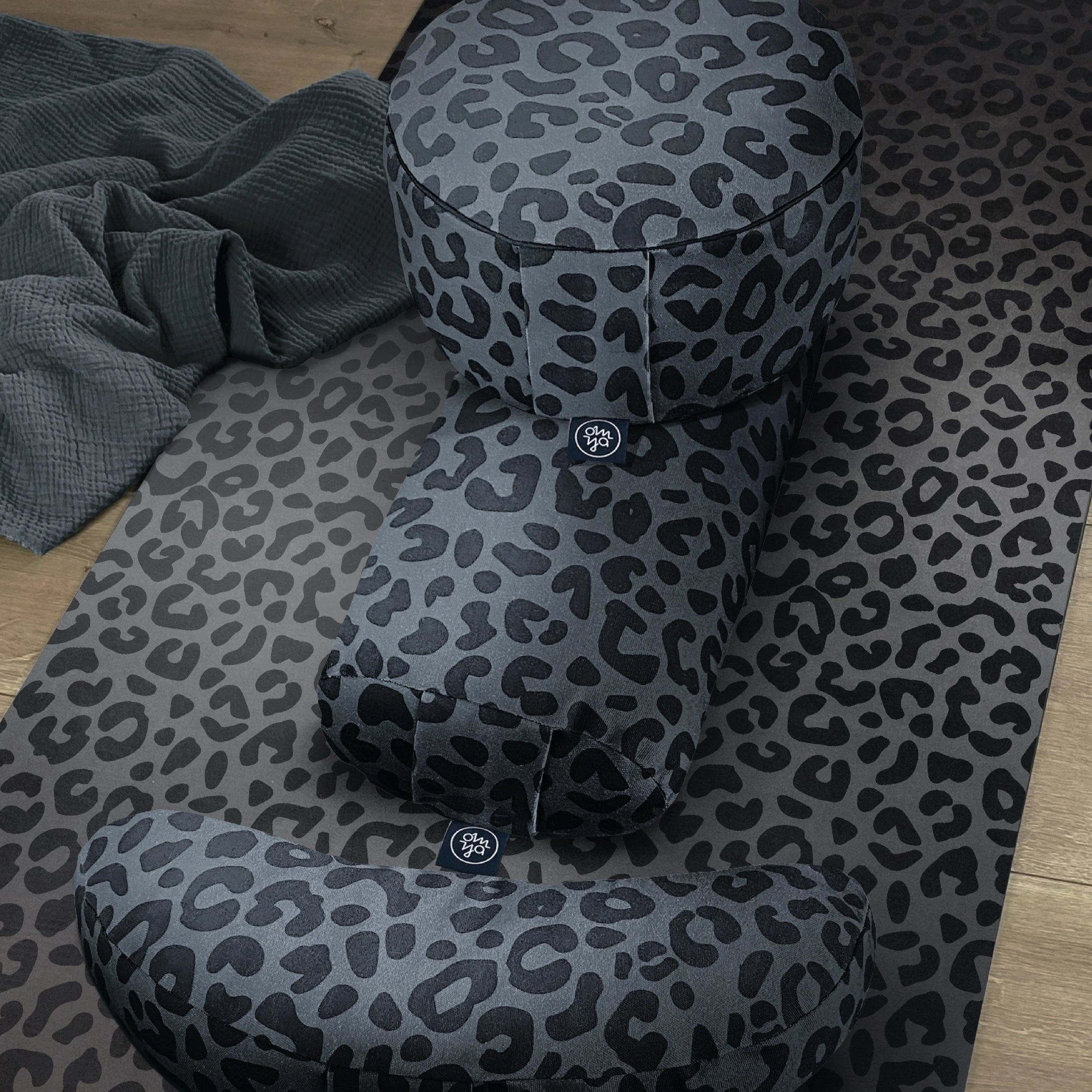Coussin Demi-Lune Design Yoga - Deep Wild